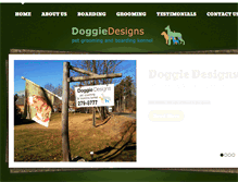 Tablet Screenshot of doggiedesignsnh.com